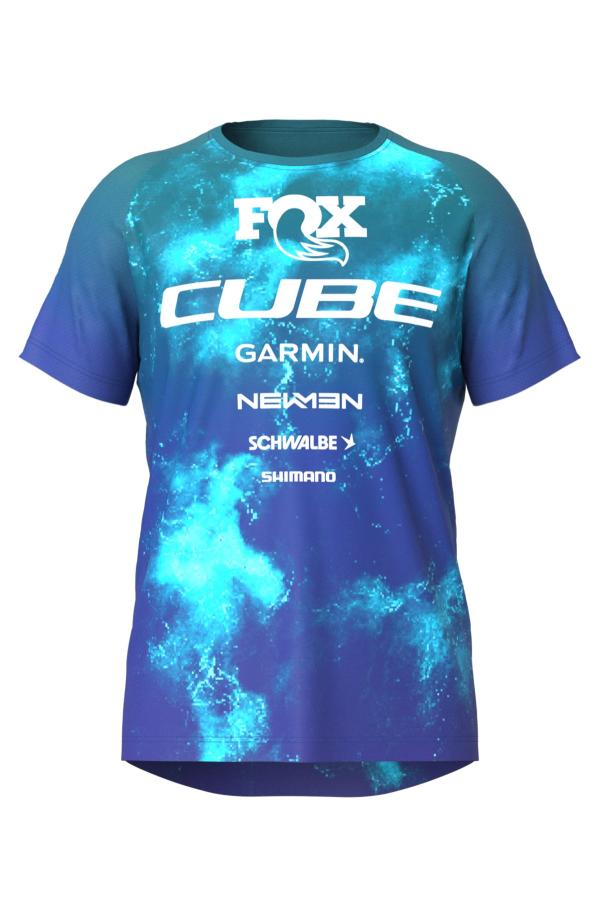 CUBE MTB Trikot ROOKIE X Actionteam kurzarm Größe: M (122/128)