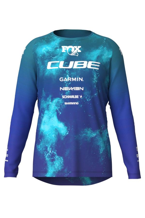CUBE MTB Trikot ROOKIE X Actionteam langarm Größe: XL (146/152)