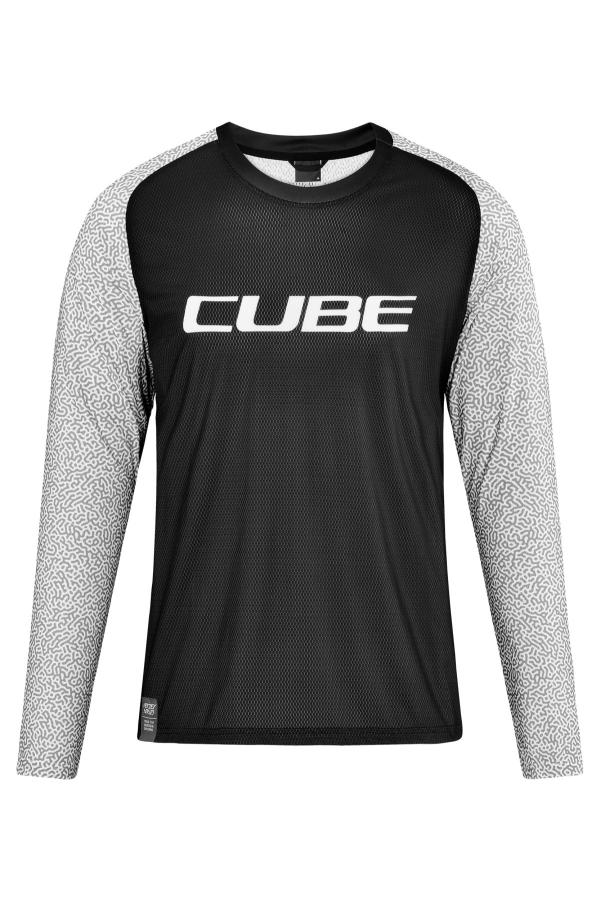CUBE VERTEX Rundhalstrikot langarm Gr&ouml;&szlig;e: XL