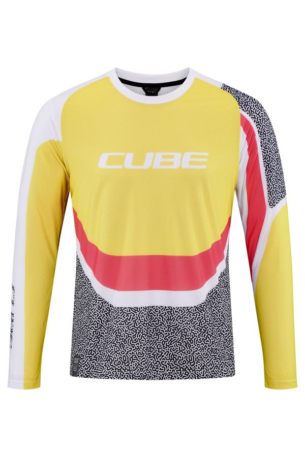 CUBE VERTEX Rundhalstrikot langarm Gr&ouml;&szlig;e: L