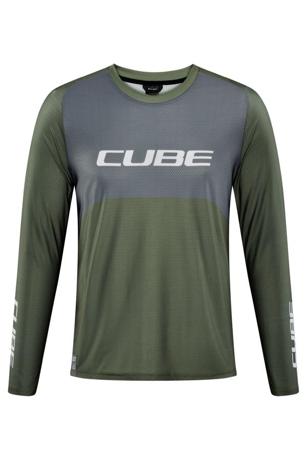 CUBE VERTEX Rundhalstrikot TM langarm Gr&ouml;&szlig;e: XL