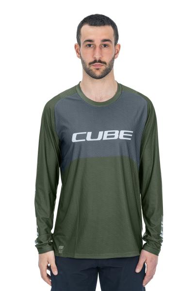 CUBE VERTEX Rundhalstrikot TM langarm Größe: XXXL Produktbild 1