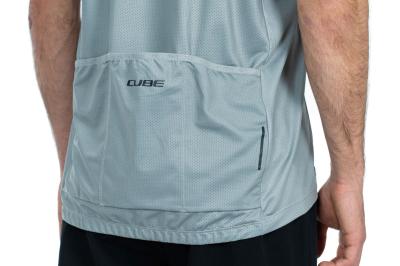 CUBE MTB Trikot Half Zip CMPT kurzarm Größe: L Produktbild 3