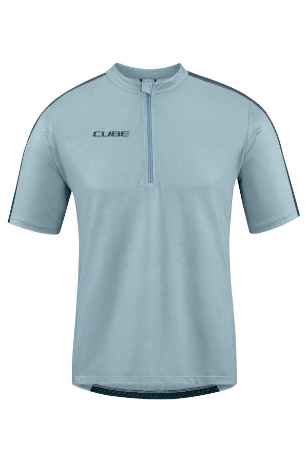 CUBE MTB Trikot Half Zip CMPT kurzarm Gr&ouml;&szlig;e: XL
