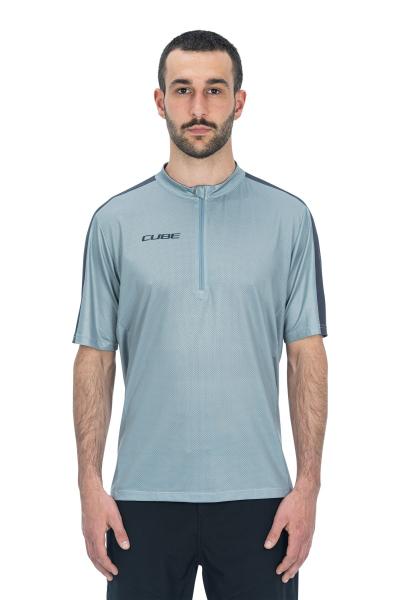 CUBE MTB Trikot Half Zip CMPT kurzarm Größe: XXXL Produktbild 1