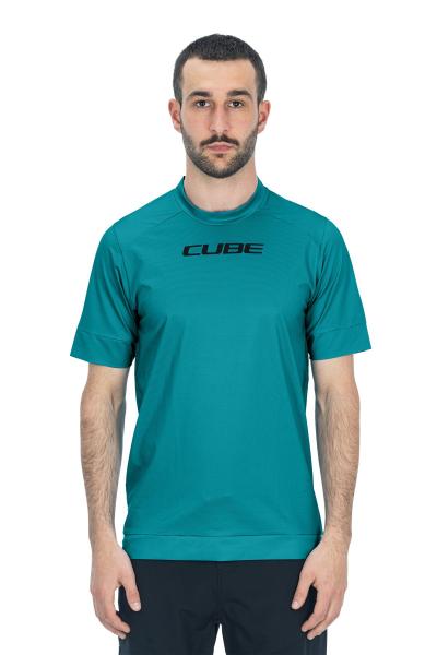 CUBE ATX Rundhalstrikot kurzarm Größe: S Produktbild 1