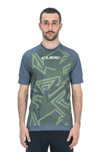 CUBE ATX Rundhalstrikot TM kurzarm Größe: XL Produktbild 1