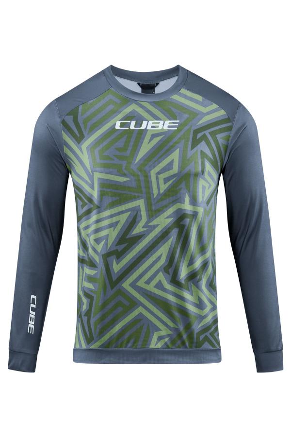 CUBE ATX Rundhalstrikot TM langarm Gr&ouml;&szlig;e: M