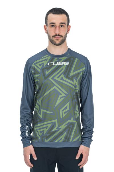 CUBE ATX Rundhalstrikot TM langarm Größe: XXXL Produktbild 1
