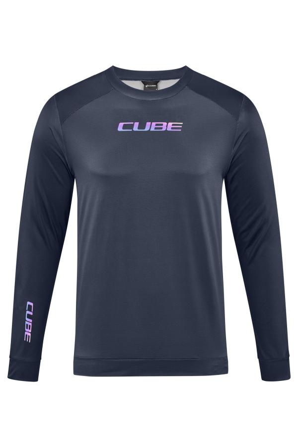 CUBE MTB Rundhalstrikot langarm Gr&ouml;&szlig;e: S