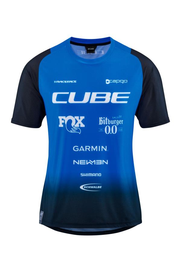 CUBE VERTEX Rundhalstrikot X Actionteam kurzarm Gr&ouml;&szlig;e: L