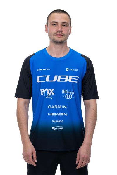 CUBE VERTEX Rundhalstrikot X Actionteam kurzarm Größe: XXL Produktbild 2