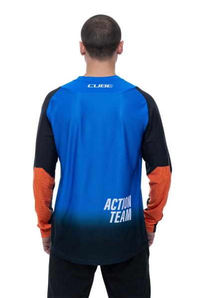 CUBE VERTEX Rundhalstrikot X Actionteam langarm Größe: XXL Produktbild 3