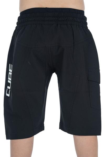 CUBE ROAD/XC Baggy Shorts ROOKIE inkl. Innenhose Größe: XL (146/152) Produktbild 1