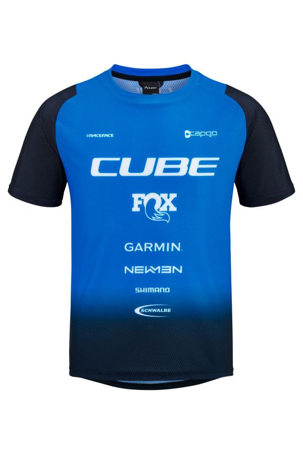 CUBE VERTEX Trikot ROOKIE X Actionteam kurzarm Gr&ouml;&szlig;e: L (134/140)