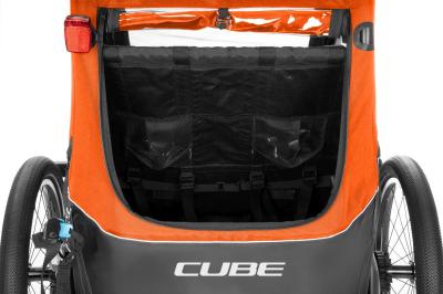 CUBE Kinder Fahrradanhänger Double CMPT X Actionteam Produktbild 6