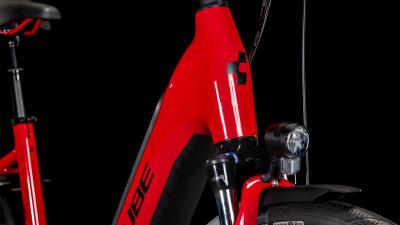 Cube Supreme Hybrid Comfort Pro 625 firered'n'black Größe: Easy Entry 54 cm Produktbild 5