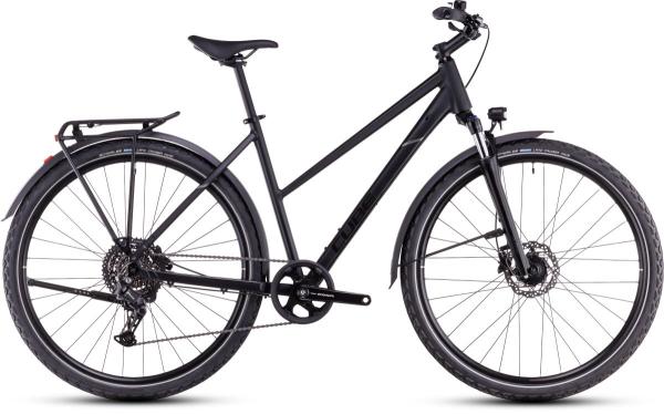 Cube Nature ONE Allroad black'n'black Größe: Trapeze 46 cm