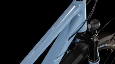 Cube Nature EXC Allroad pigeonblue'n'black Größe: Trapeze 54 cm Produktbild 1