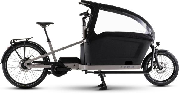 Cube Cargo Hybrid Comfort Pro Family 800 oatgrey'n'reflex Größe: 26" / 20": ONE SIZE