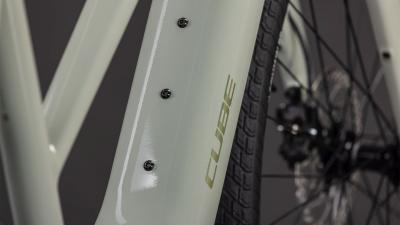 Cube Editor Hybrid SLX 400X reedbeige'n'chrome Größe: Trapeze 58 cm Produktbild 2