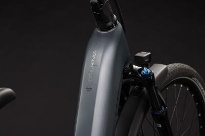 Cube Touring Hybrid Deluxe SLX 800 slabgrey'n'chrome Gr&ouml;&szlig;e: Easy Entry 46 cm Produktbild 1