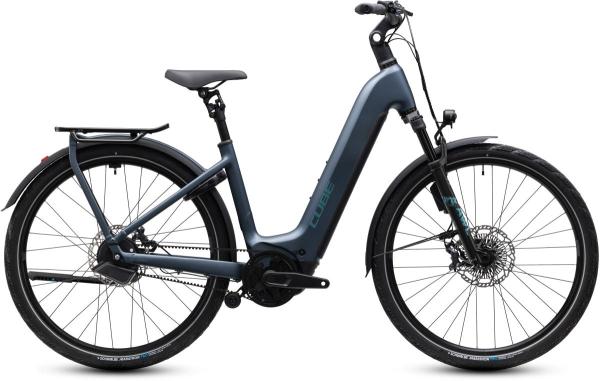 Cube Kathmandu Hybrid Deluxe SLX 800 mineralblue'n'blue Gr&ouml;&szlig;e: Easy Entry 50 cm