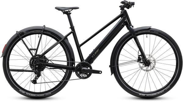 Cube Editor Hybrid ONE 360 FE black'n'irongrey Gr&ouml;&szlig;e: Trapeze 54 cm