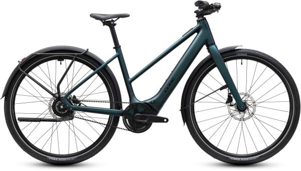 Cube Editor Hybrid SLX 400X FE glitterteal'n'black Gr&ouml;&szlig;e: Trapeze 54 cm