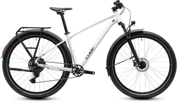 Cube Aim ONE FE metallicwhite'n'black Gr&ouml;&szlig;e: M