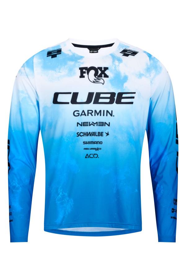 CUBE MTB Trikot X Actionteam langarm Größe: XL