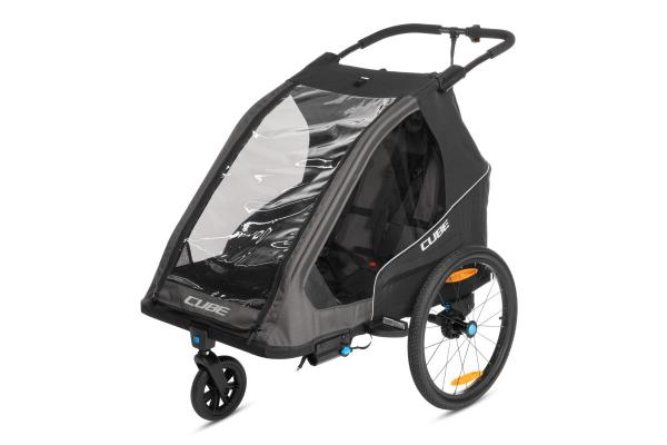CUBE Kinder Fahrradanh&auml;nger Double PURE